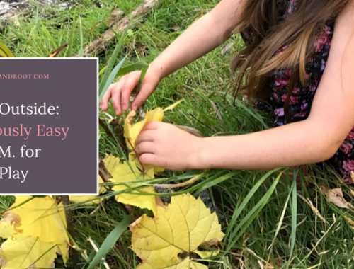 Take it outside: ridiculously easy steam for nature play